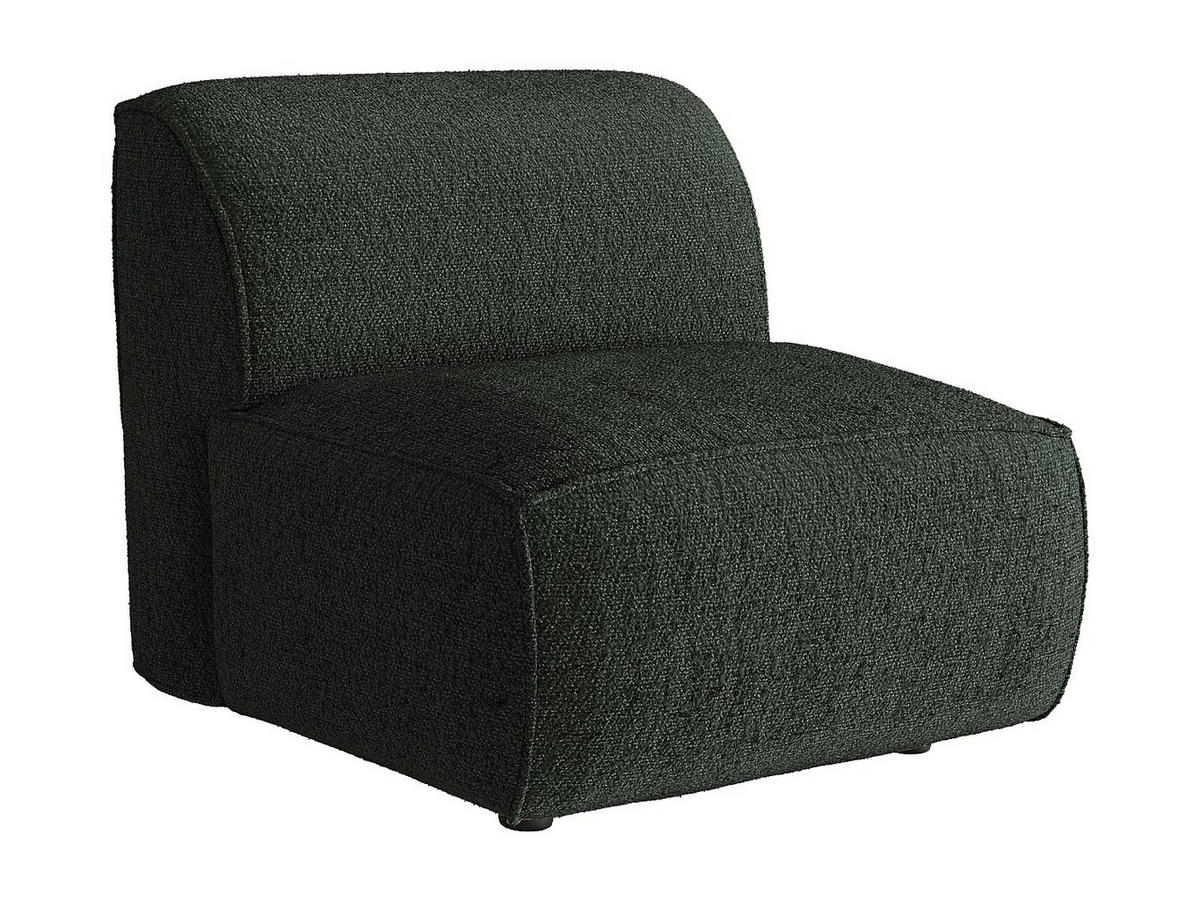 SESSEL mit gerader Rückenlehne - 1 Person - stoff - grün Camilio - Grün, Kunststoff/Textil (75/74/97cm) - Vente-Unique