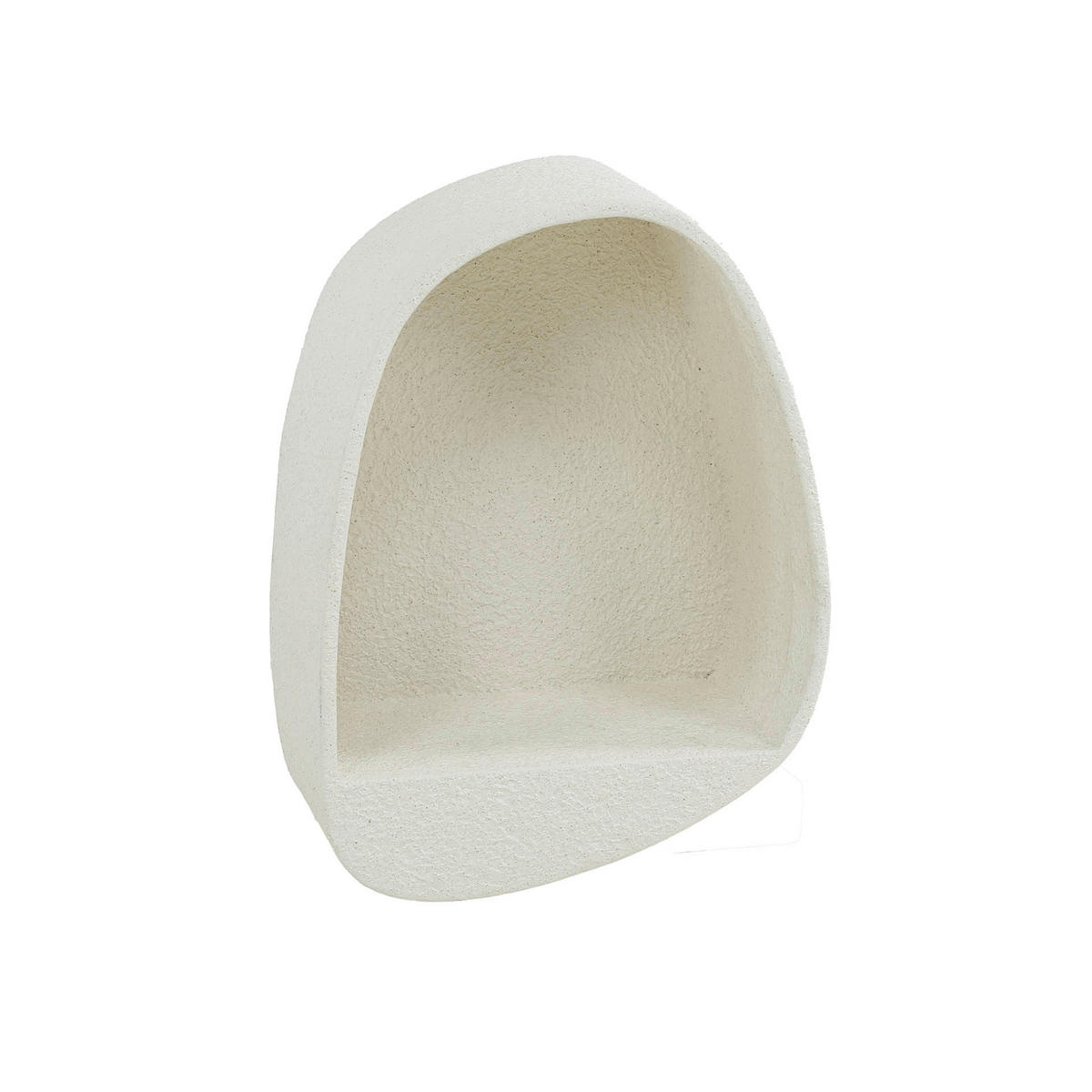 WANDREGAL Stobe Weiß 21/34/46 cm - Weiß, Stein (34/46/21cm) - Hoyz Collection