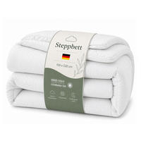 STEPPBETT Economy 155x220 cm - Weiß, Textil (155/220cm)