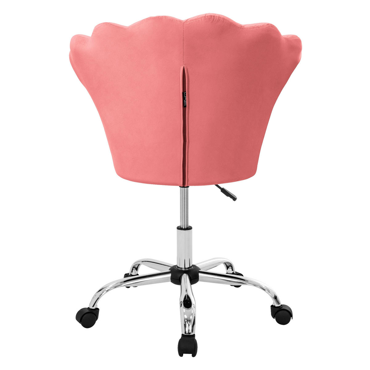 DREHSTUHL Kunstfell Rosa - Rosa, Metall (68/90/68cm) - ML-DESIGN