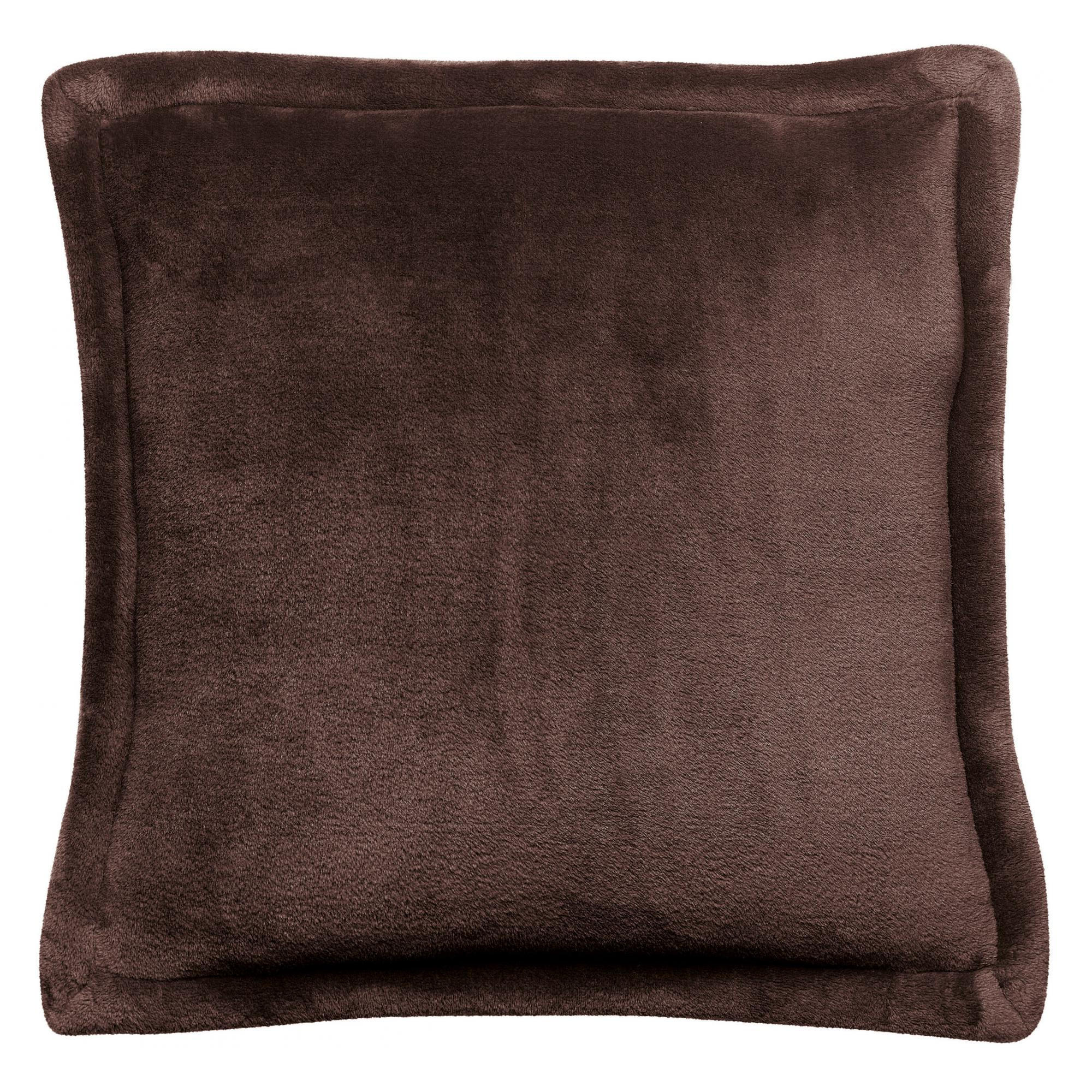 KISSEN Tender ebenbraun 50 x 50 cm - Mokka, Textil (50/50cm) - Vivaraise