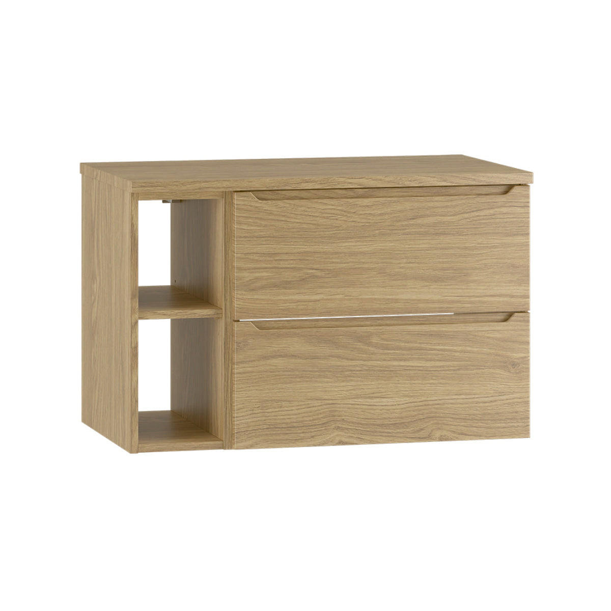 WASCHTISCHUNTERSCHRANK 80.6cm Viggo Holz - Braun, Holzwerkstoff (80.6/52.2/46.5cm) - Petits-meubles