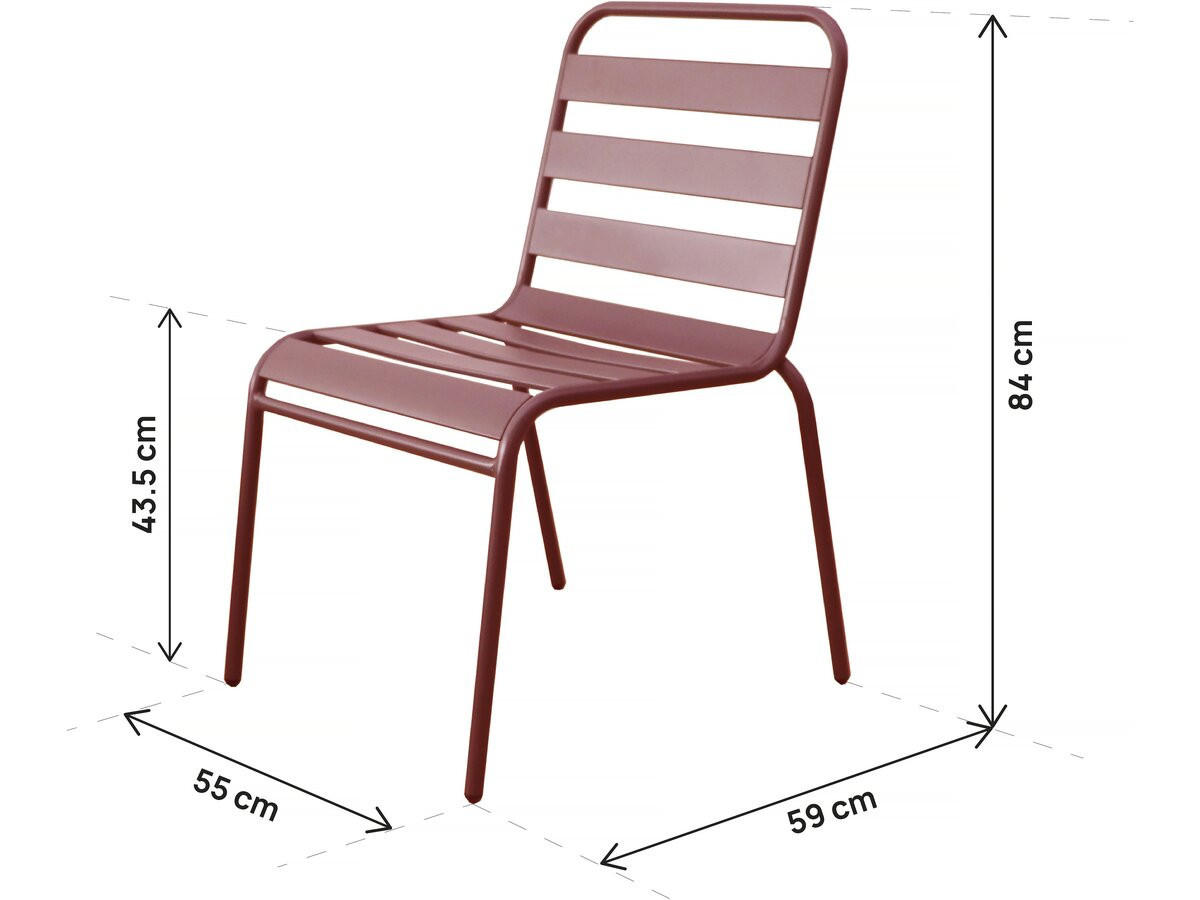GARTENSESSEL bilbao Taupe - Taupe, Metall (55/84/59cm) - Habitat Garten