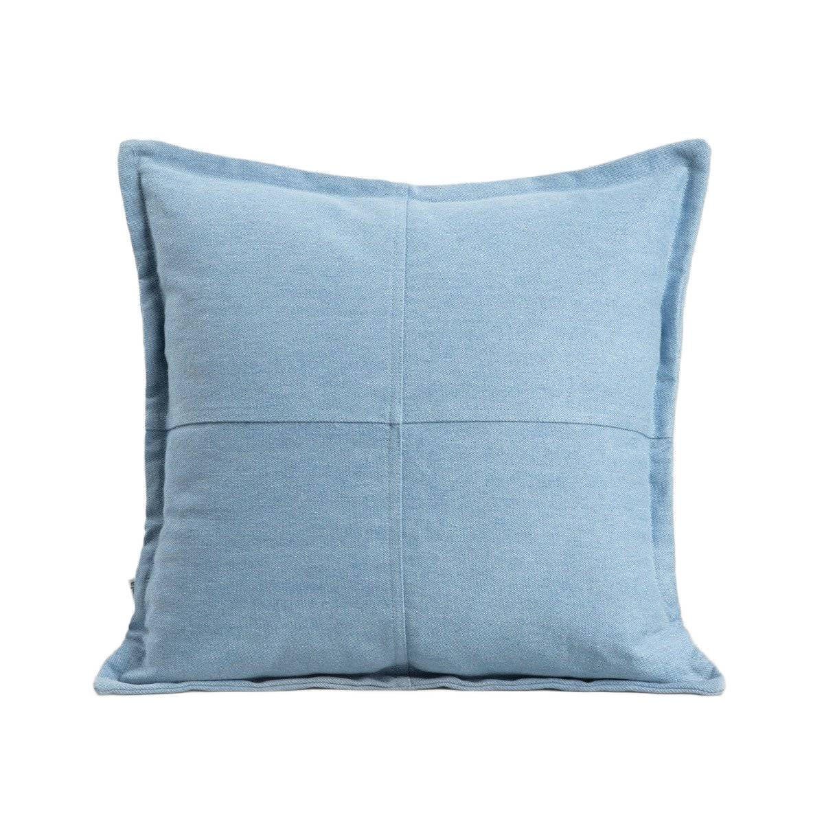 KOPFKISSENBEZUG Thorn denim 45/45 cm - Blau, Textil (45/45cm) - Homla