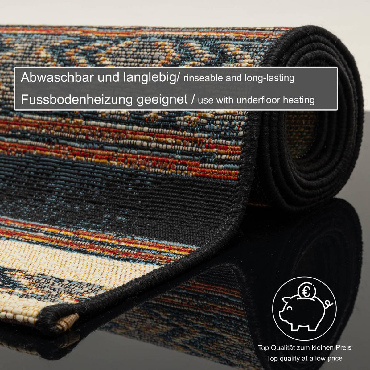 OUTDOORTEPPICH Aurora 80x165 cm - Beige, Textil (80/165cm) - Gino Falcone