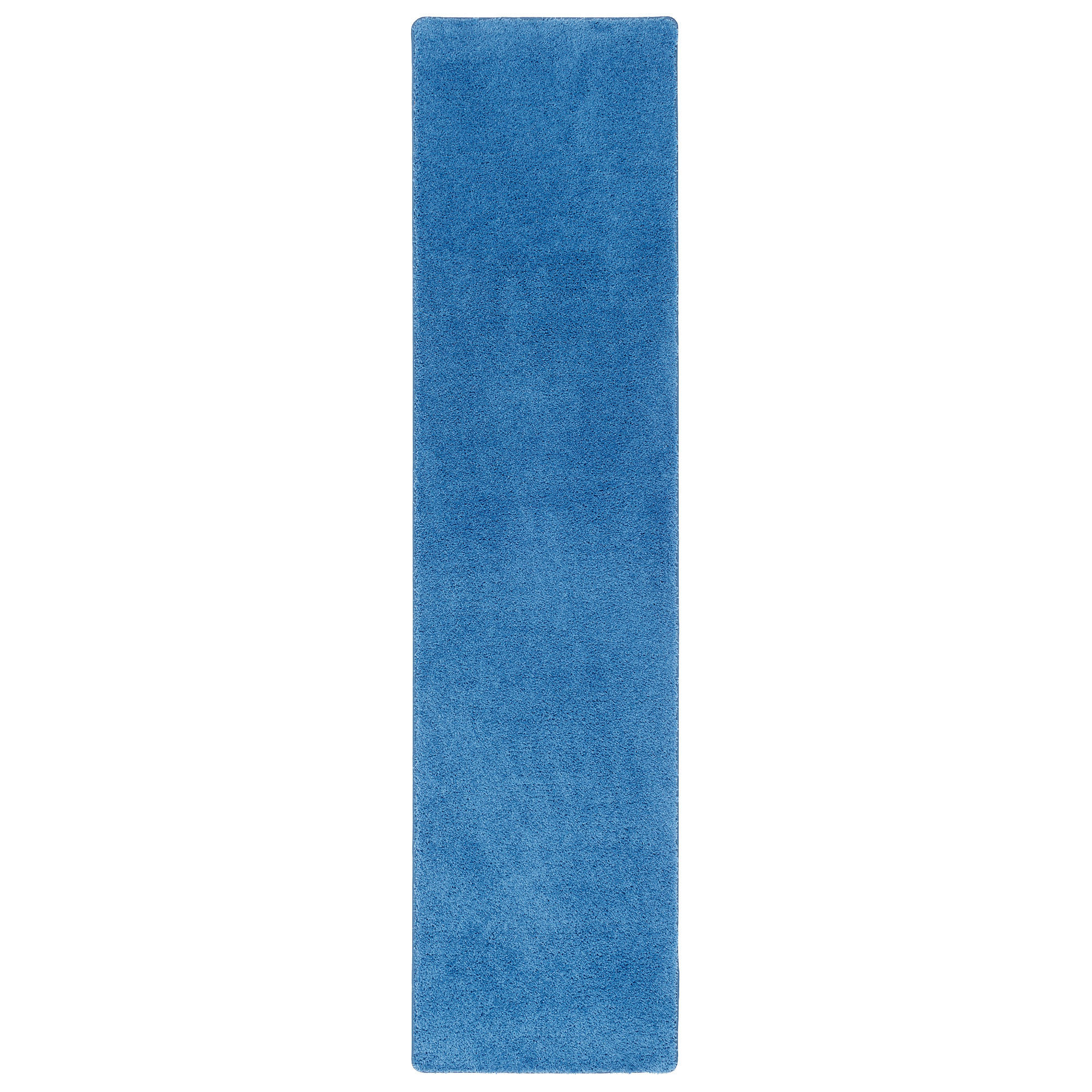 HOCHFLOR SHAGGY LÄUFER TEPPICH PALACE - Blau, Textil (100/400cm) - Snapstyle