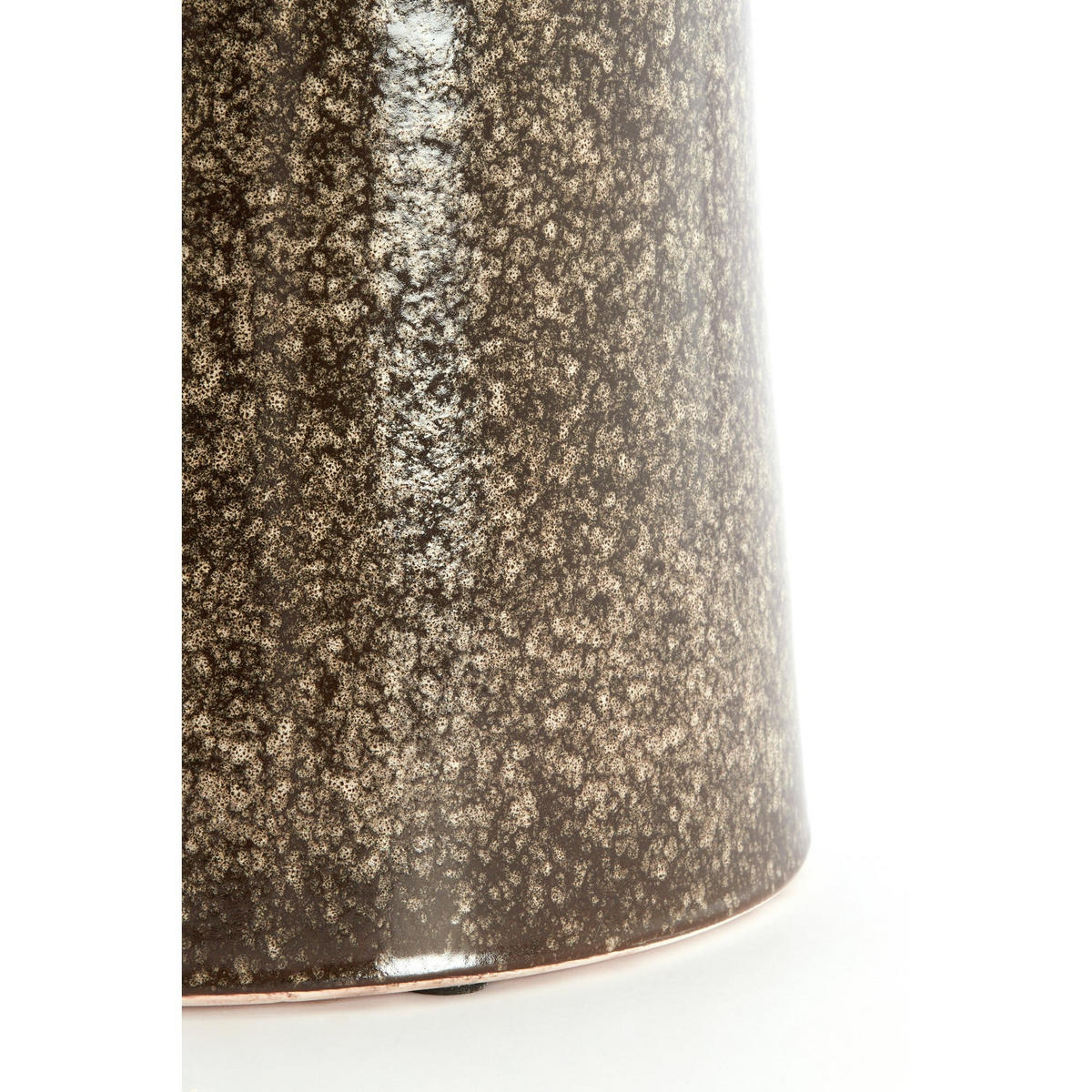 BEISTELLTISCH Kotor Braun 33.5/33.5/45 cm - Braun, Keramik (33.5/33.5/45cm) - Light & Living