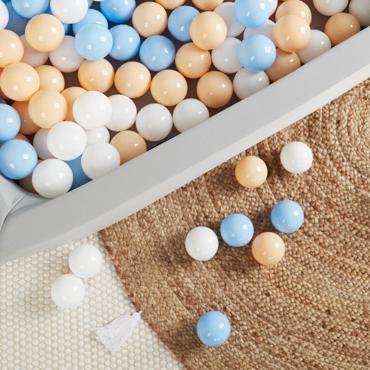 BÄLLE für Bälldebad 100 Stück Beach - Multicolor, Kunststoff (35/20cm) - Bieco Spielwaren