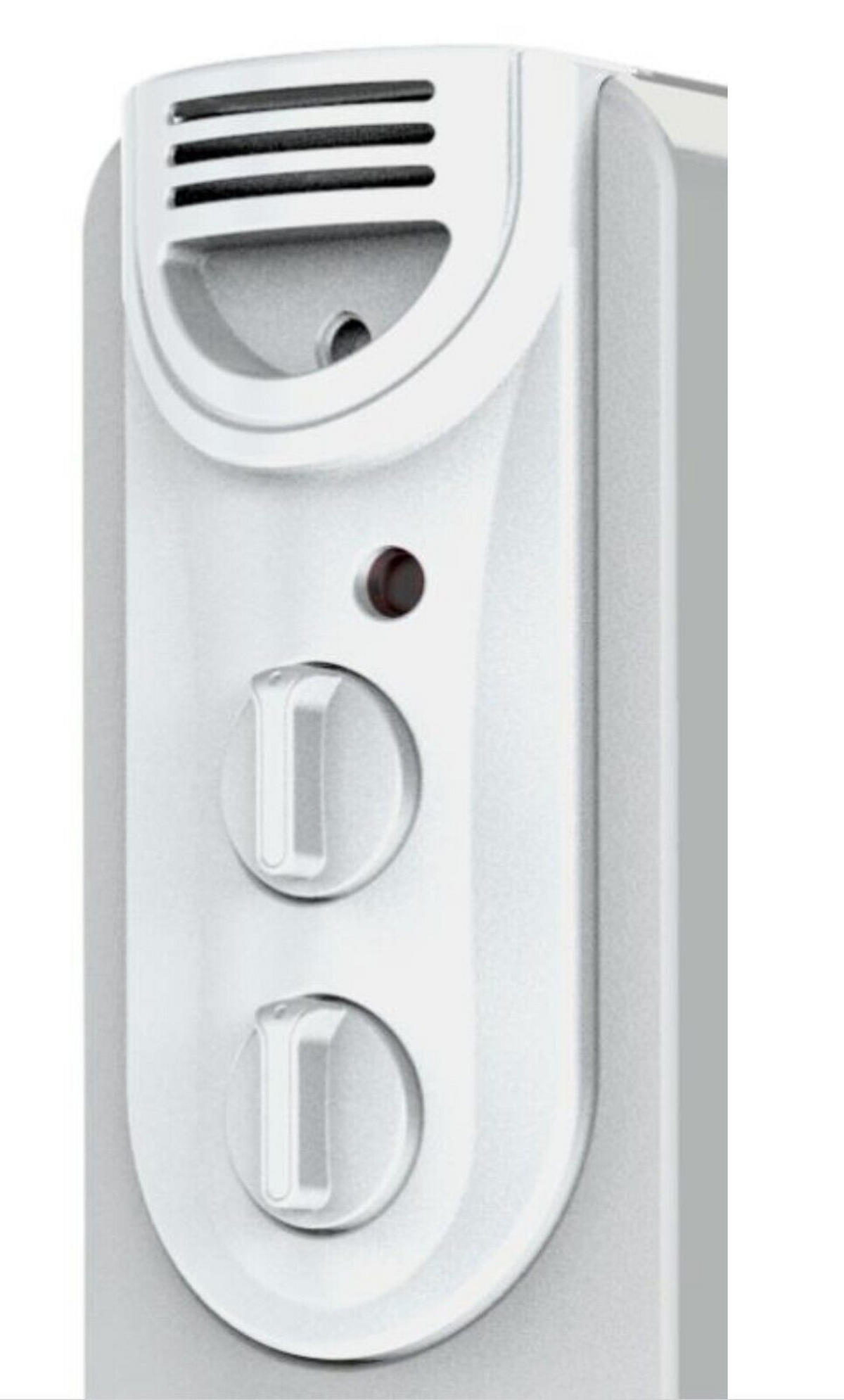 ÖLRADIATOR – SUPRA ORSO 2500 W – 3 Heizstufen, Mechanisches Thermostat, Leise Elektroheizung, Frostschutz, Überhitzungs- & Kippschutz, Mobil - Weiß, Keramik/Metall (47/64/25cm)