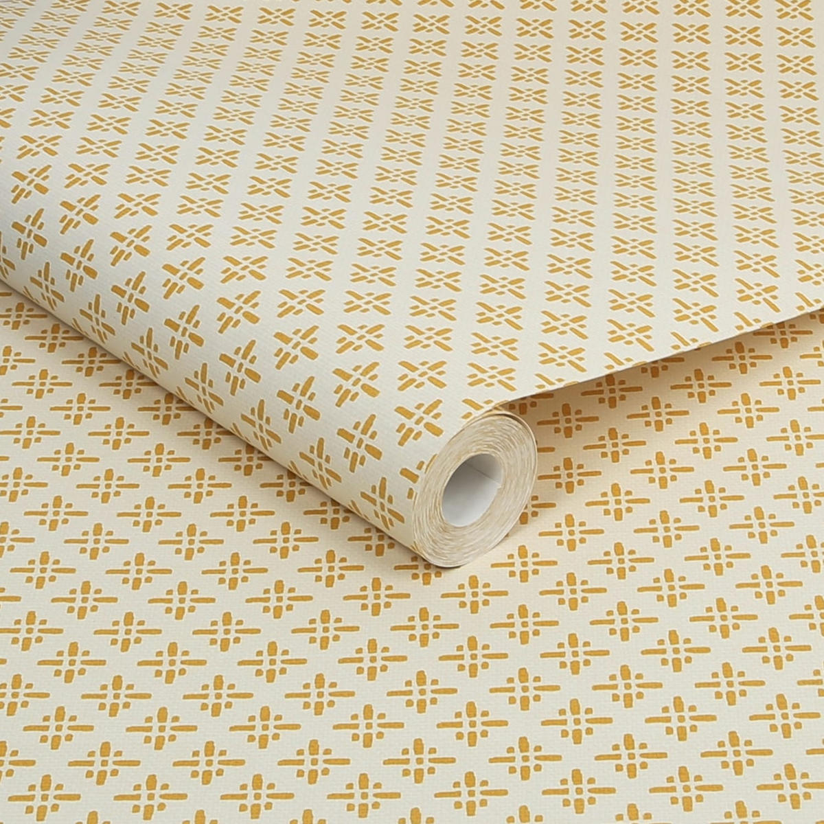 VLIESTAPETE - Sternenglanz Antikgold - Goldfarben, Papier/Kunststoff (52/1000cm) - Joules