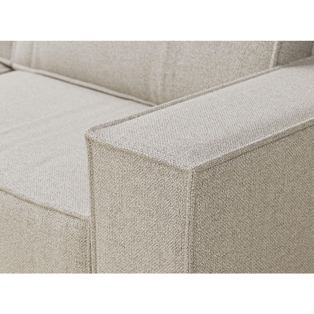 Thumbnail - Maison de Reve Ecksofa, Grau, Textil, 3-Sitzer, Füllung: Schaumstoff, L-Form,L-Form, 255x148 cm, Oeko-Tex® Standard 100,...