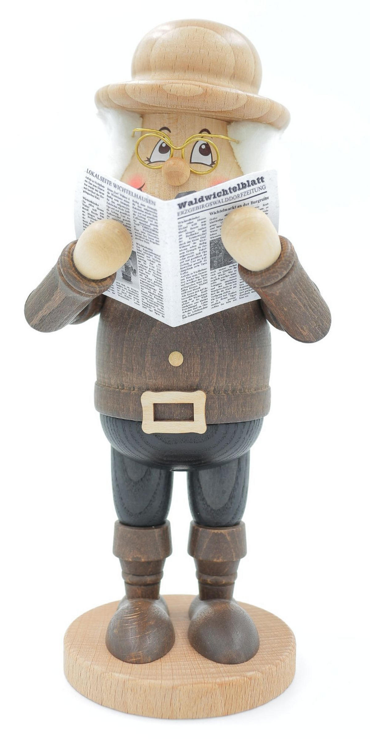 RAUCHFIGUR Wichtel Opa 23 cm - Multicolor, Holz (11/23/0.1cm)