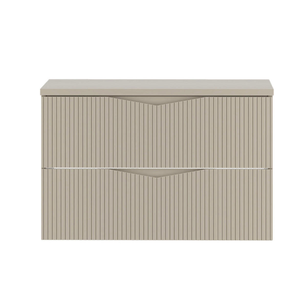WASCHTISCHUNTERSCHRANK 80.6cm Tao Kaschmir - Beige, Holzwerkstoff (80.6/52.2/46.5cm) - Petits-meubles