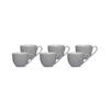 ESPRESSOTASSEN Doppio Grau 80 ml 6er Set - Grau, Keramik (0.08L) - Ritzenhoff Breker