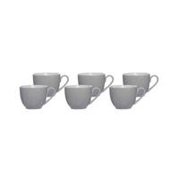 ESPRESSOTASSEN Doppio Grau 80 ml 6er Set - Grau, Keramik (0.08L) - Ritzenhoff Breker