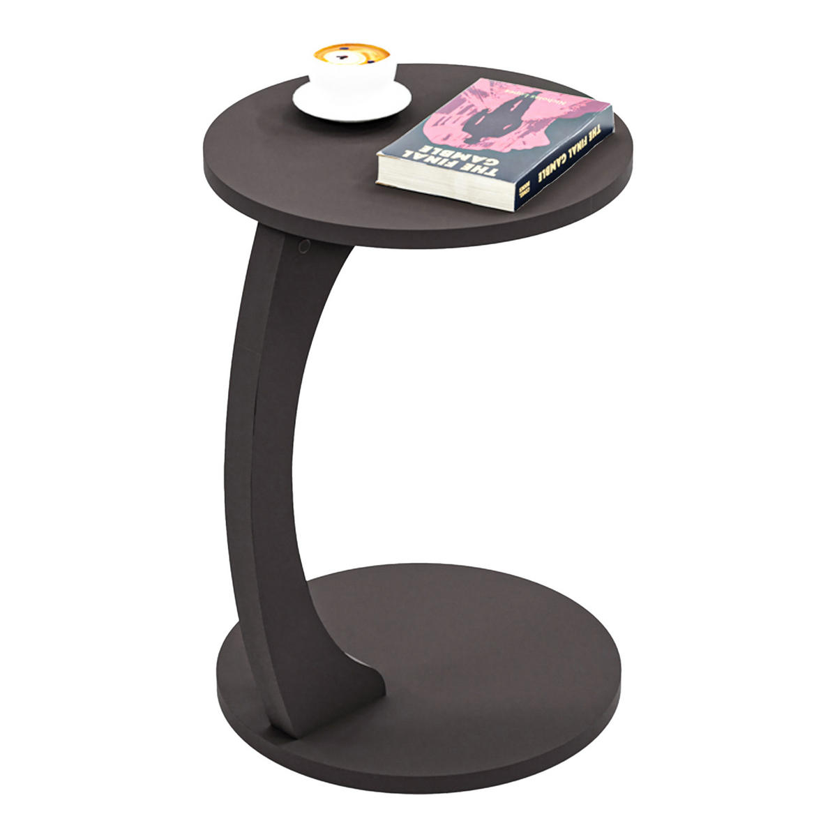 BEISTELLTISCH Holeby - Grau, Holzwerkstoff (38/38/56cm) - [en.casa]