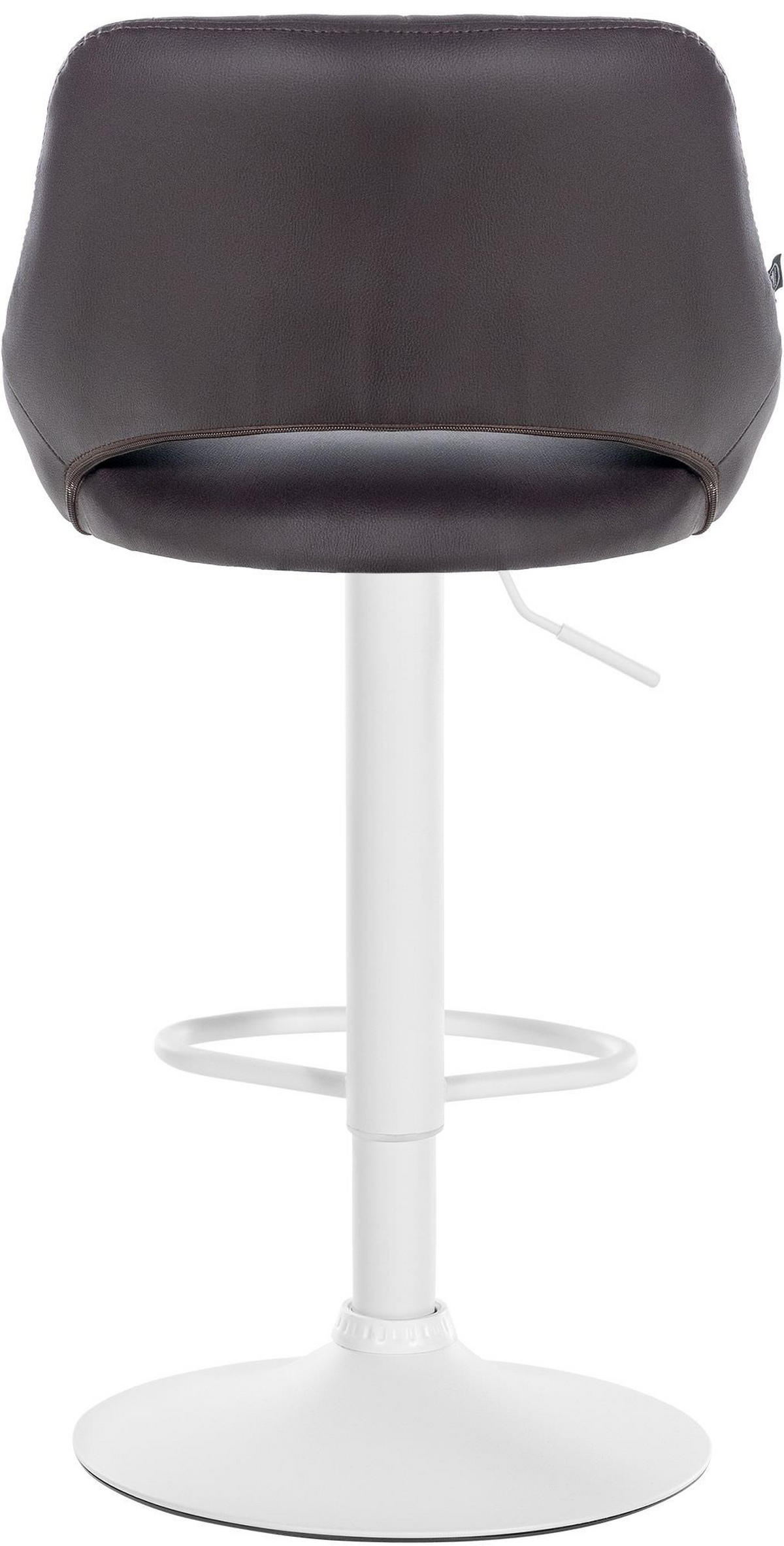 BARHOCKER 2er Set Lederlook braun - Braun, Textil (47/85/48cm) - CLP