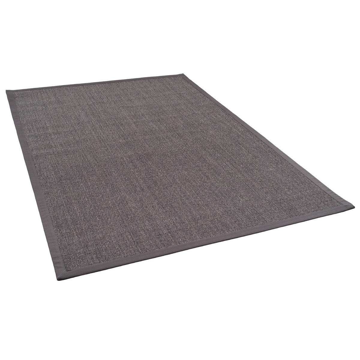 SISALTEPPICH NATURA KLASSISCH MIT BORDÜRE - Anthrazit, Textil (160/230cm) - Pergamon