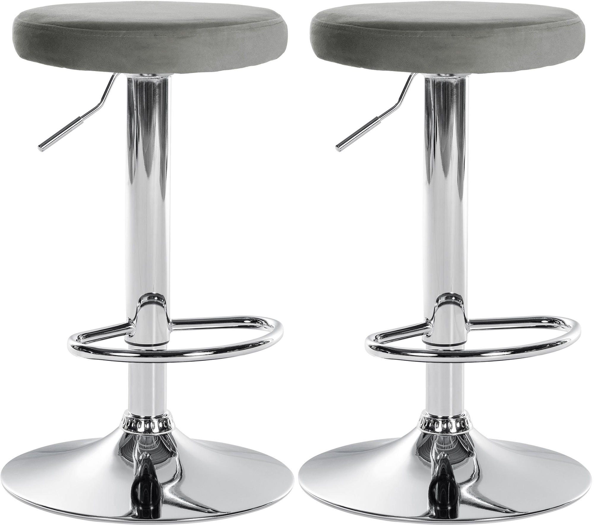 BARHOCKER Ponte 2er Set 60-81 cm Grau - Grau, Textil (38.5/60/38.5cm) - furnicato