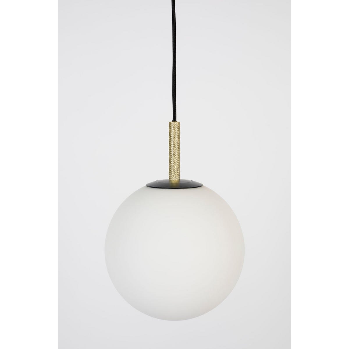 PENDELLEUCHTE Orion Rund 25 cm - Schwarz, Glas (25/25/170cm) - Zuiver