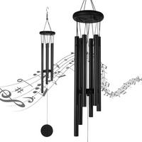 WINDSPIEL Metall Schwarz - Schwarz, Metall (8.5/8.5/68cm)
