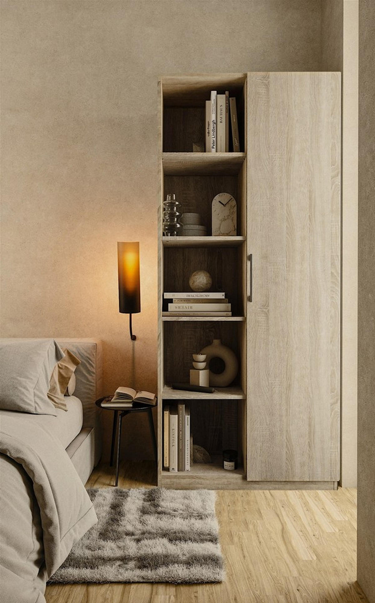 BÜCHERREGAL Sonoma 80/182/30 - Sonoma Eiche, Holzwerkstoff (80/182/30cm) - RAUMHIRSCH FURNITURE