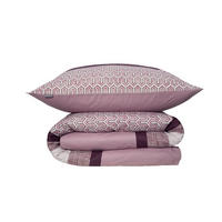BETTWÄSCHESET Siena - Renforcé - 2-teilig - 135 x 200 cm - Burgund - Rotbraun, Textil (135/200cm) - SCHIESSER