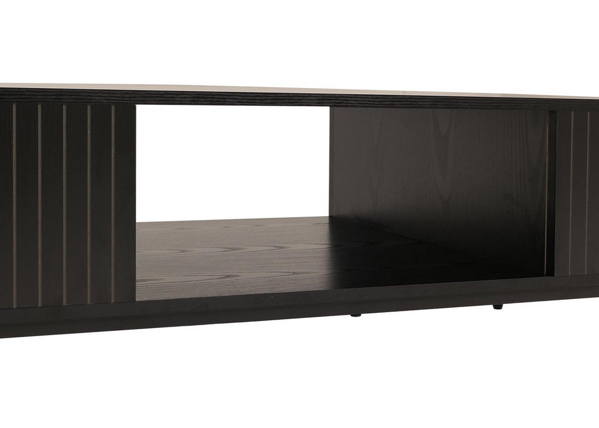 COUCHTISCH rechteck Schwarz - Schwarz, Holz (60/120/39cm) - MCW