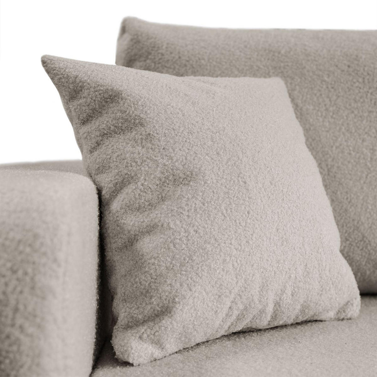 ECKSOFA VESPO L mit Schlaffunktion und Bettkasten - Creme, Textil (247/143cm) - Lookway