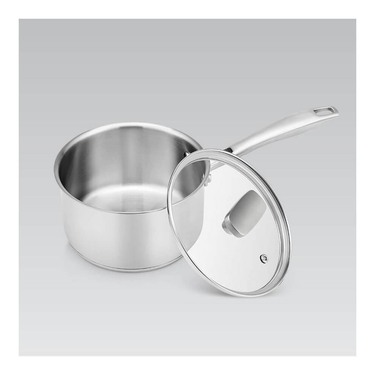 STIELTOPF Silber 33/16/10 cm MR352116S - Silberfarben, Metall (16cm) - Maestro 