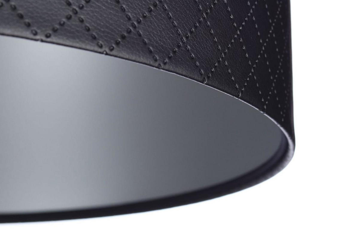HÄNGELEUCHTE Schwarz 60/30 cm - Silberfarben/Schwarz, Kunststoff (60/1.1/30cm) - ONZENO