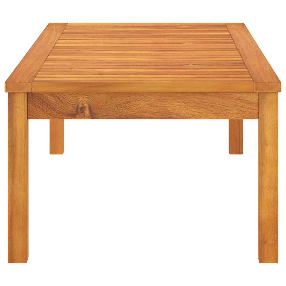 COUCHTISCH 100/50/33 Cm Massivholz Akazie - Braun, Holz (100/50/33cm) - vidaXL