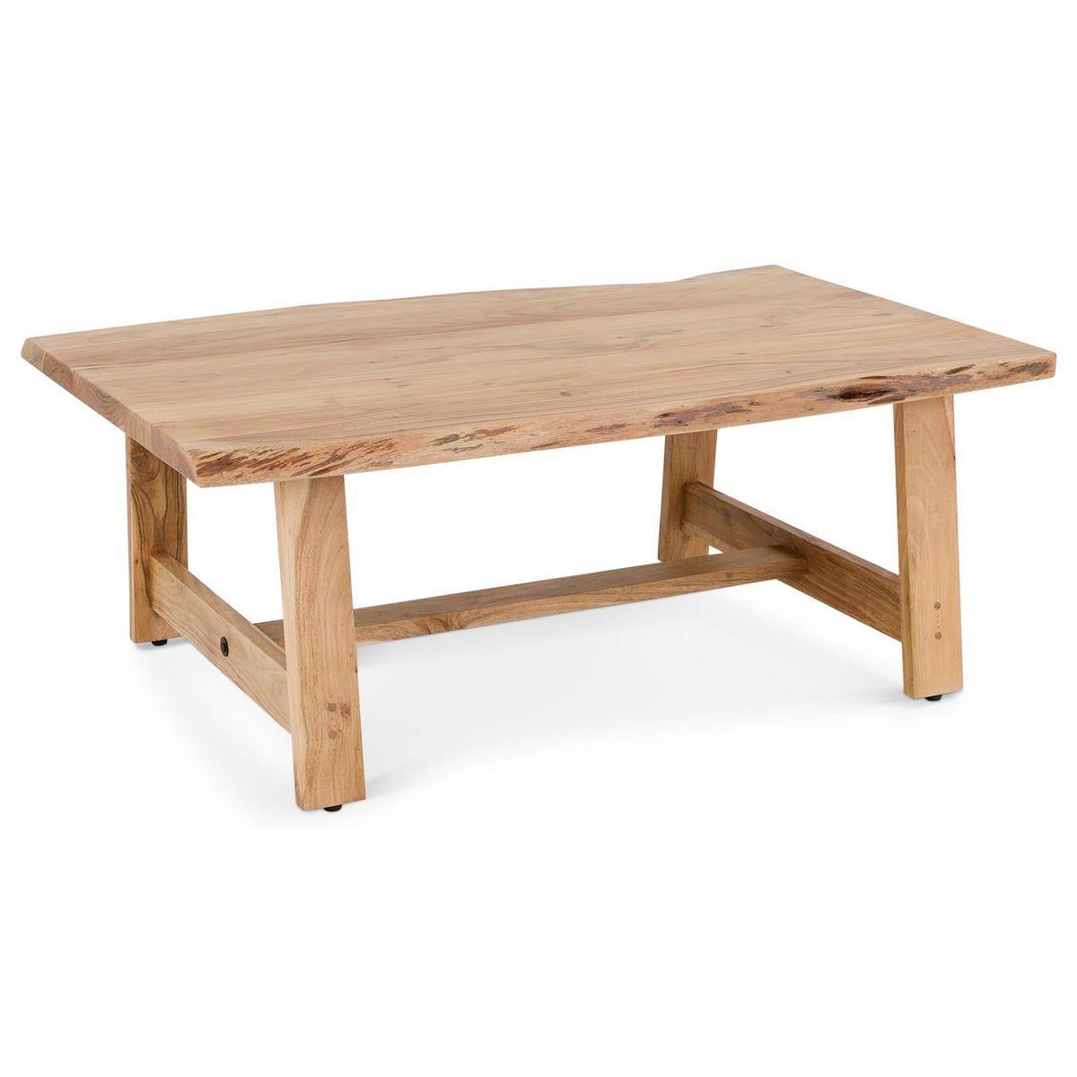 COUCHTISCH RAHUL natur - Naturfarben, Holz (80/120/47cm) - IDIMEX