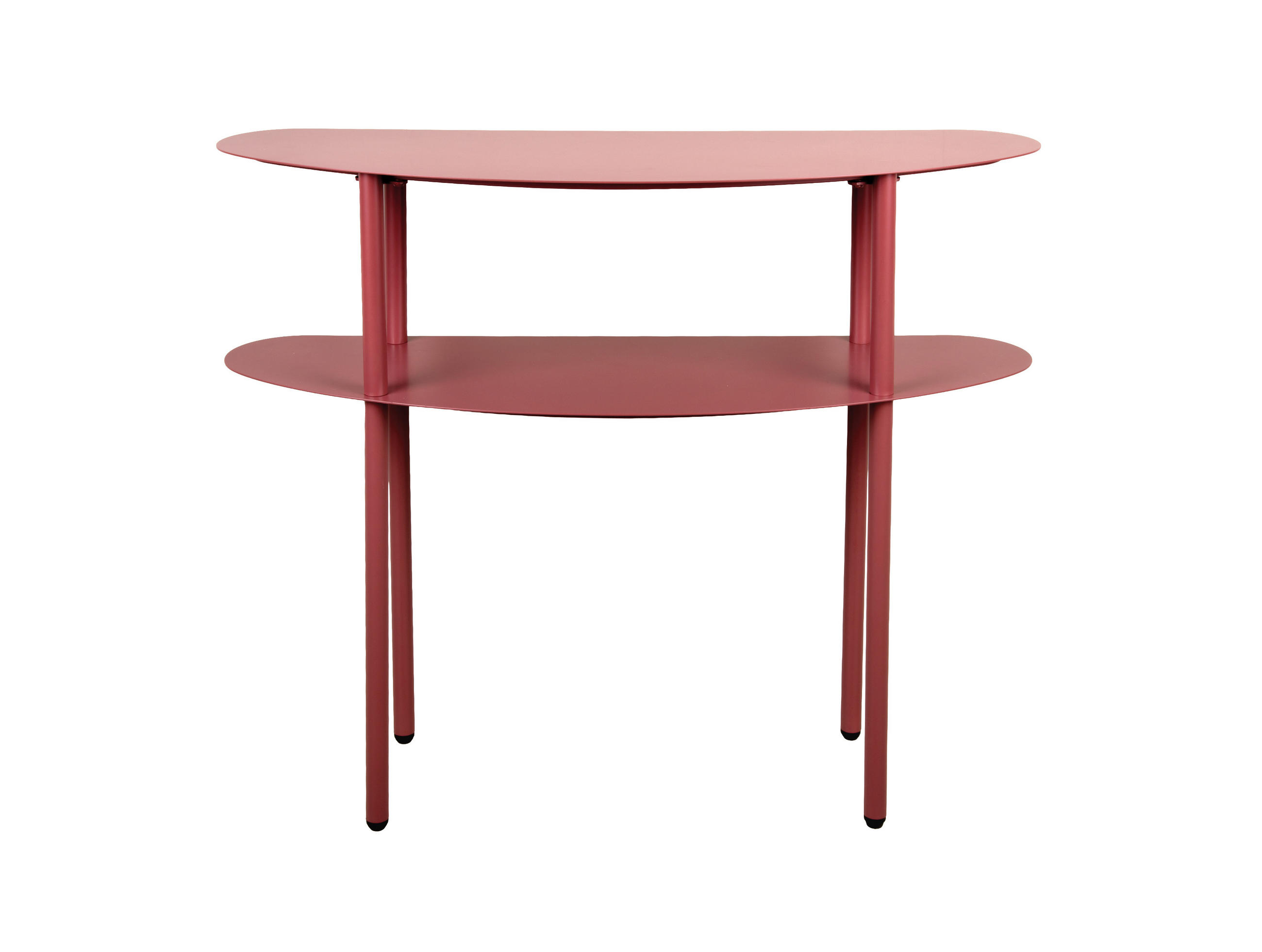 BEISTELLTISCH Riqueza - Rot - 90/28/72,5 cm - Rot, Metall (90/28/72cm) - Leitmotiv