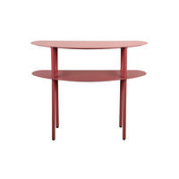 BEISTELLTISCH Riqueza - Rot - 90/28/72,5 cm - Rot, Metall (90/28/72cm) - Leitmotiv