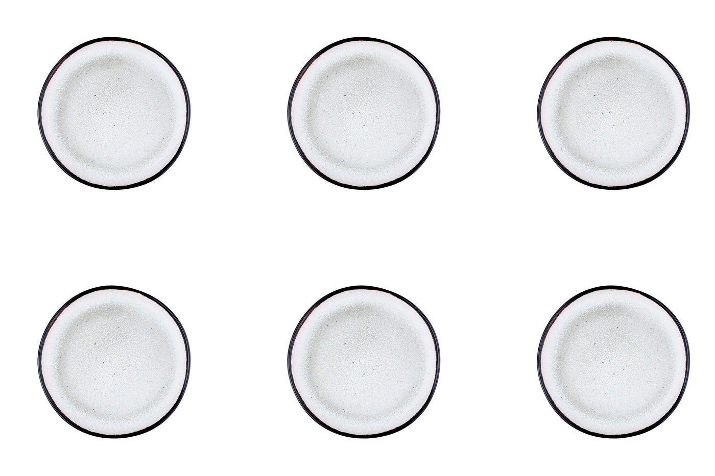 TELLER Iris Ø16cm - 6er-Set - Elfenbeinweiß - Weiß, Keramik (16cm) - Björn