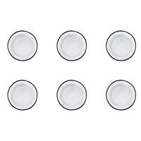 TELLER Iris Ø16cm - 6er-Set - Elfenbeinweiß - Weiß, Keramik (16cm) - Björn