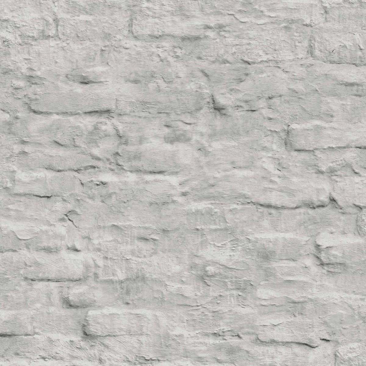 VLIESTAPETE Backsteinoptik Weißgrau - Weiß, Papier/Kunststoff (52/1000cm) - next