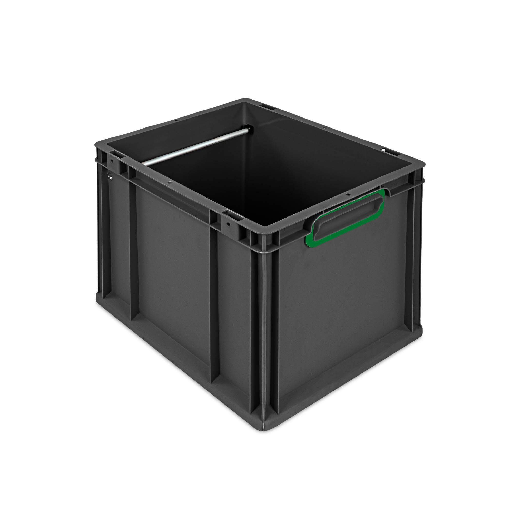 Proregal Hängeregisterbox Schwarz 30x32x40 cm