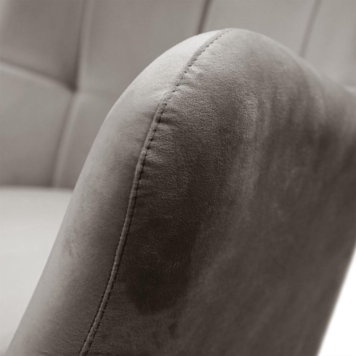 SESSEL SAND mit Buchenbeinen - Buchefarben/Grau, Textil (80/105/86cm) - Lookway