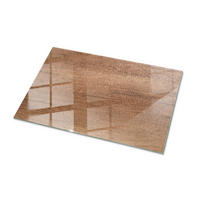 TISCHPLATTE 100x70 cm Holzoptik Natur - Hellbraun/Braun, Glas (100/70/0.4cm) - TULUP