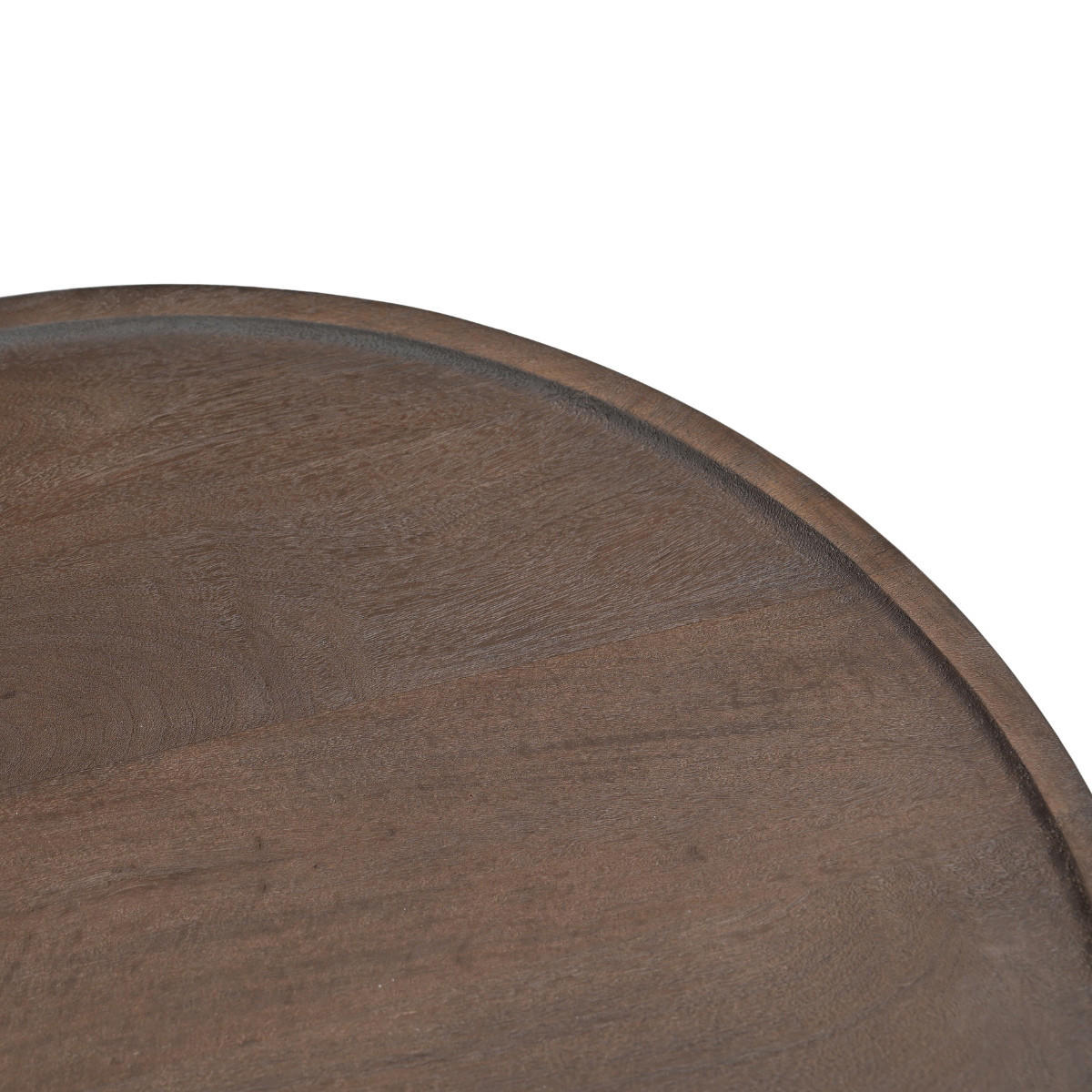 COUCHTISCH rund aus Mangoholz Ø60cm, dunkelbraun - Dunkelbraun, Holz (60/60/42cm) - Giga Meubel