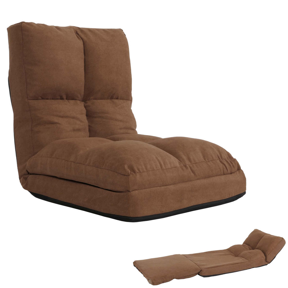 BODENSESSEL Braun - Braun, Textil (54/58/63cm) - MCW
