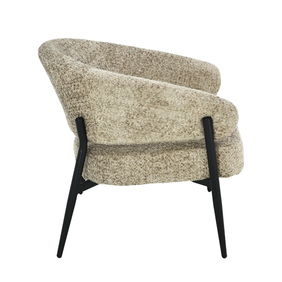 SESSEL Dilan Grau 72.5 /73/75 cm - Grau, Textil (73/75/72.5cm) - Livingfurn