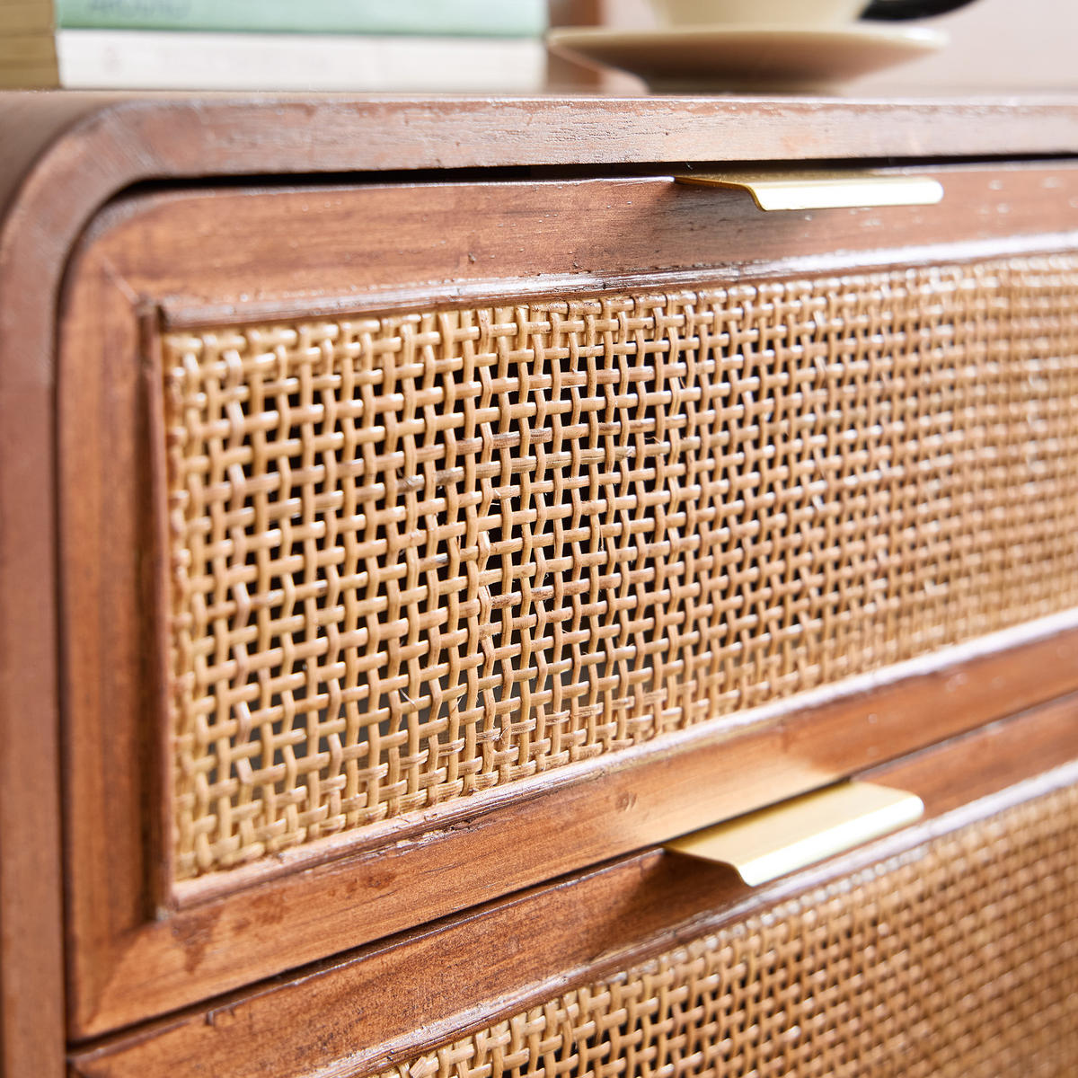 NACHTTISCH Rechteckig Braun 40 x 36 x 64 cm - Braun, Holz (42/62/34cm) - Nordlys