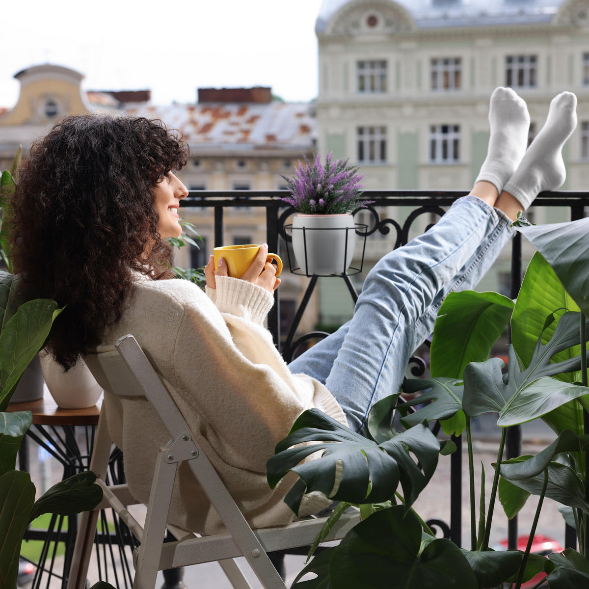 4XBLUMENTOPF Halter - Schwarz, Metall (20/21/26cm) - Relaxdays