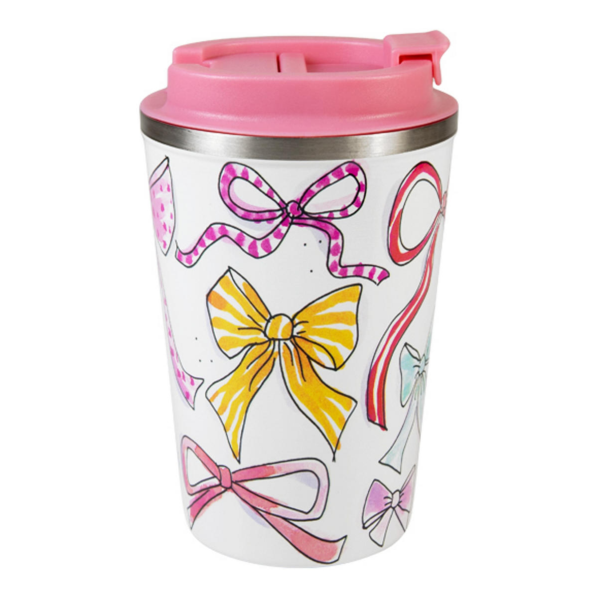 TO-GO-BECHER Spezial-Schleifen in Bunt - 380 ml - Multicolor, Keramik (0.38L) - Blond Amsterdam