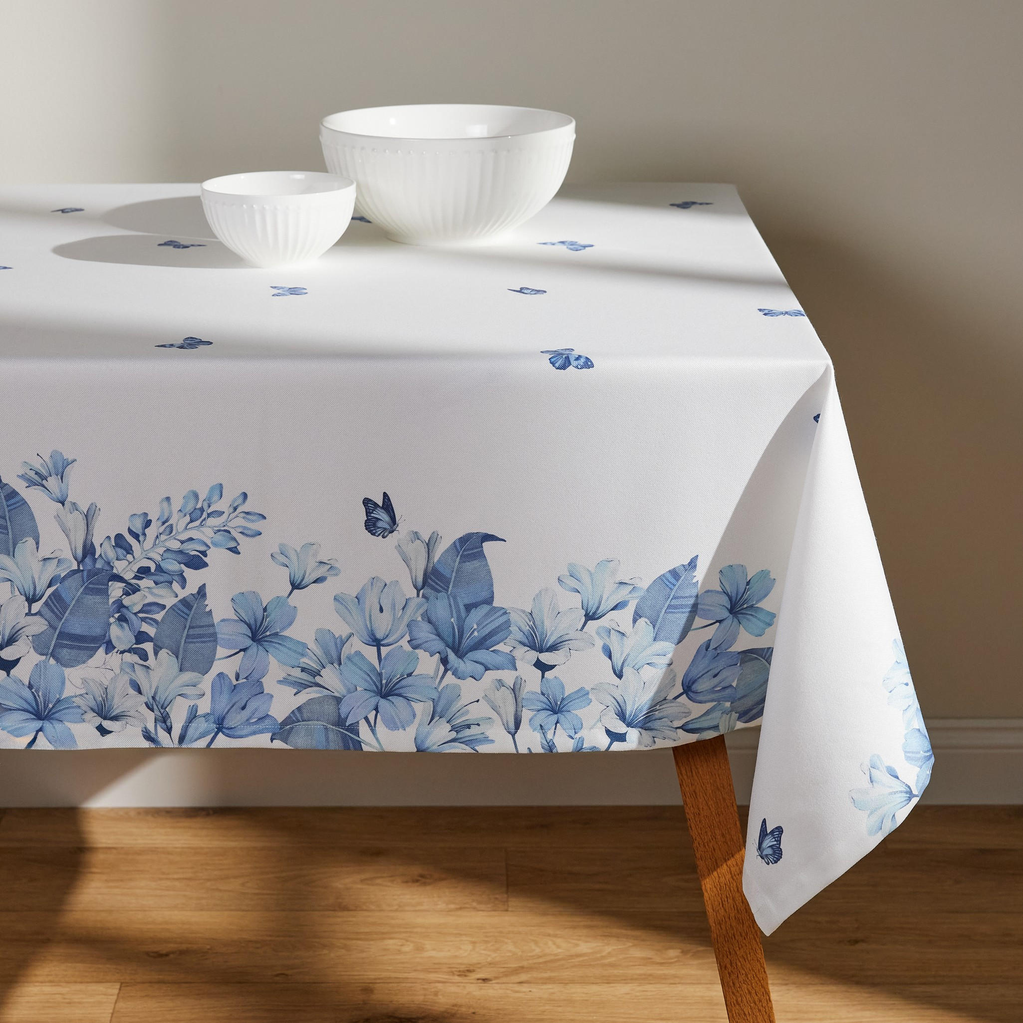 TISCHDECKE Delioso - Weiß, Textil (180/130/1cm) - home&you