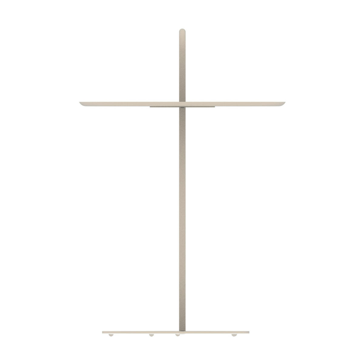 BALKONTISCH Calimera - Champagner, Metall (38/38/56.5cm) - casa.pro