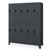 ARBEITSSCHUTZ-KLEIDERSCHRANK BARTEK PRO 172x136x45 cm - Anthrazit, Metall (136/172/45cm) - Jan Nowak